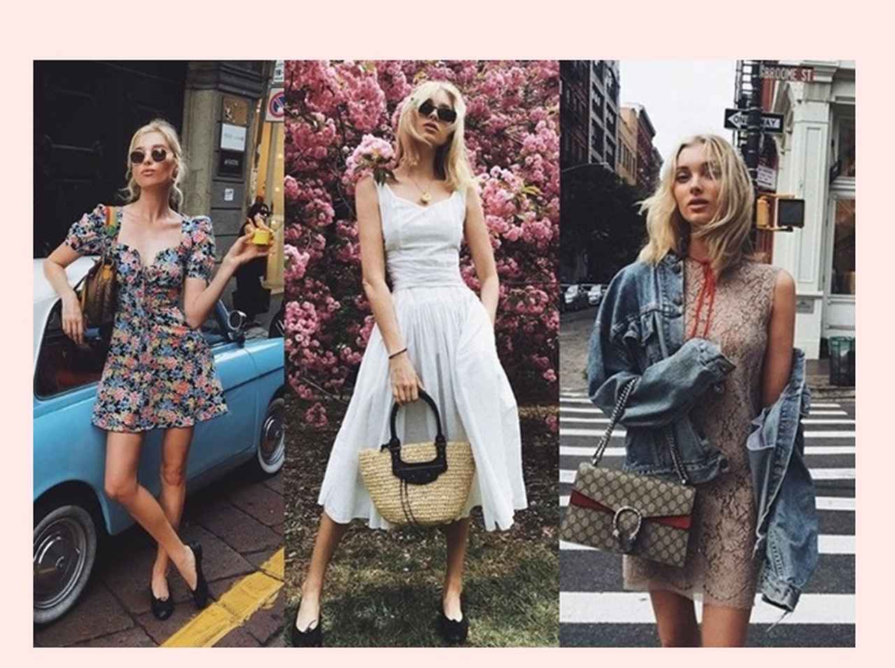 ヴィクシーモデルのオシャレ番長！エルザ・ホスクの最新ワンピコーデ