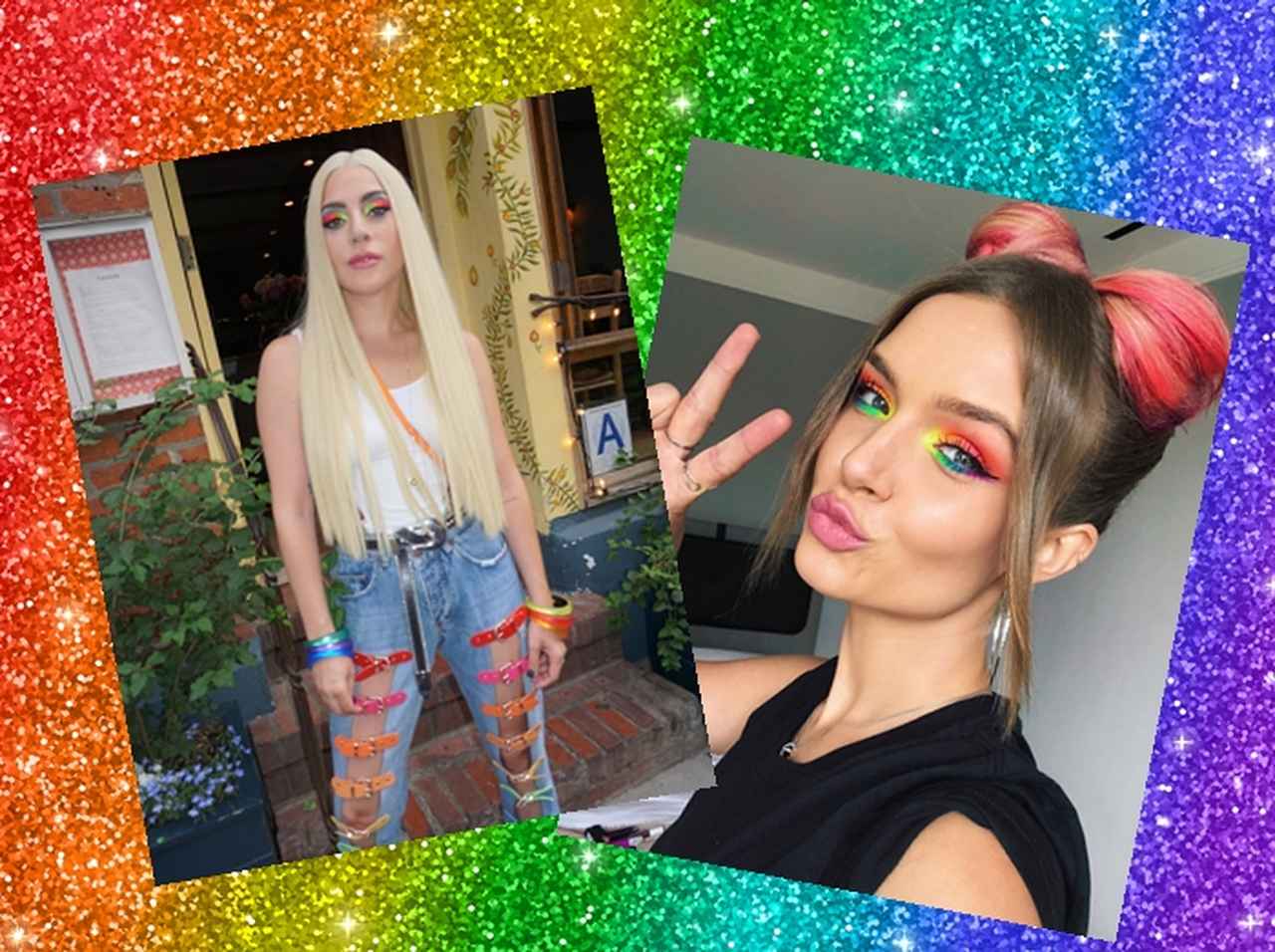 セレブも夢中!「プライド月間」にぴったりなレインボーメイク