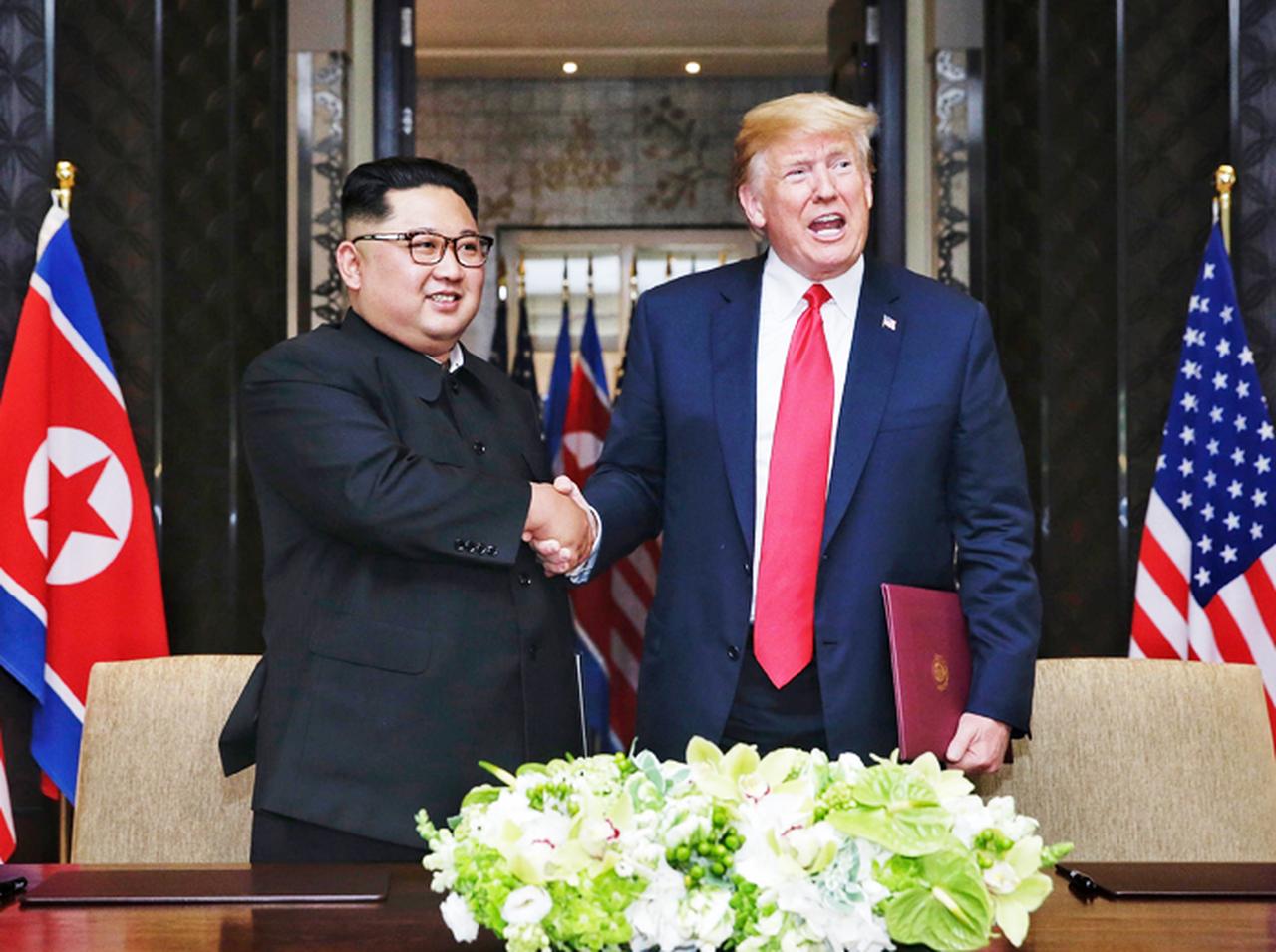 トランプ大統領が金正恩氏との記念撮影でしたある「リクエスト」とは？