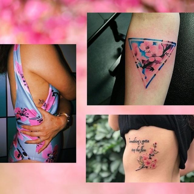 「桜タトゥー」が可愛い！海外でじわじわと人気上昇中
