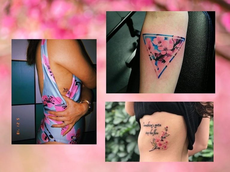 「桜タトゥー」が可愛い!海外でじわじわと人気上昇中