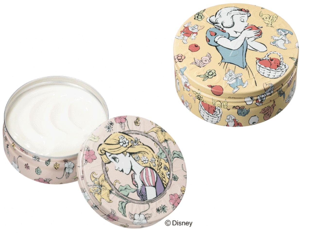 ラプンツェル、白雪姫など、ディズニープリンセス デザインの全身用保湿クリームが新発売