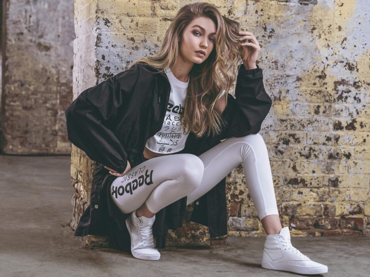 リーボック、ウィメンズ代表作FREESTYLEをアップデート!モデルはジジ・ハディッド