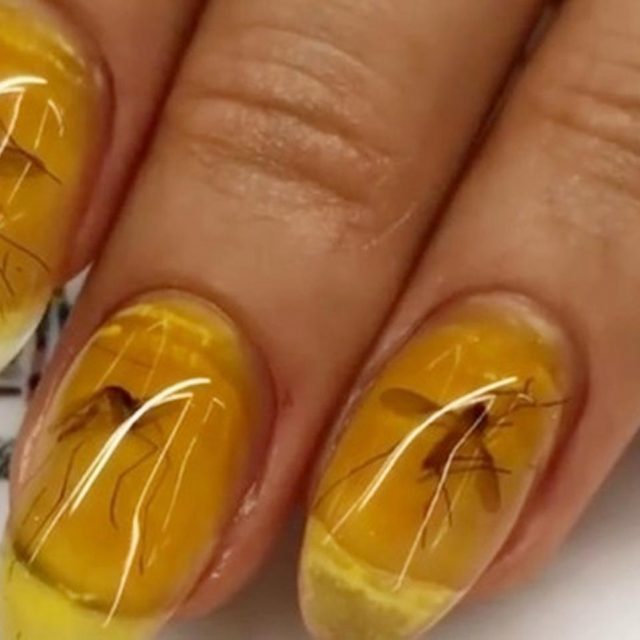 死んだ虫をネイルに…！強烈すぎる「死骸ネイル」が話題