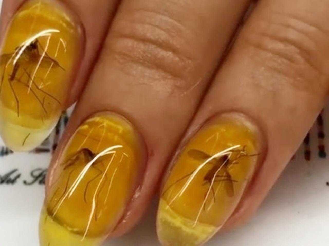 死んだ虫をネイルに…!強烈すぎる「死骸ネイル」が話題