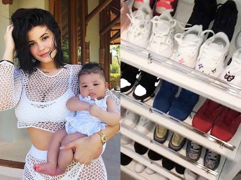 カイリー・ジェンナーの娘が生後5カ月にして所有している靴の数がえげつない