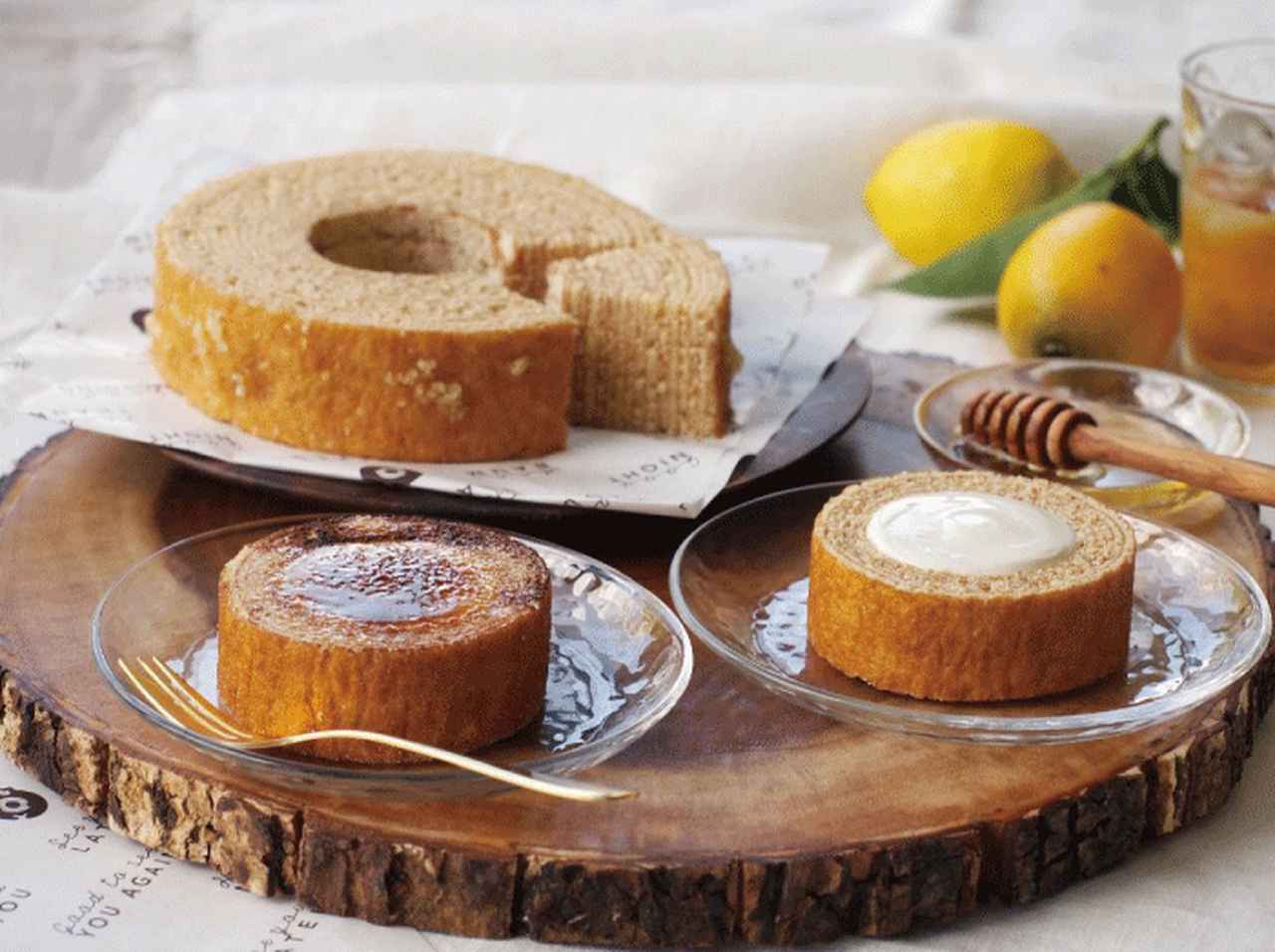 人気パティシェプロデュース、冷やしバウムクーヘン販売