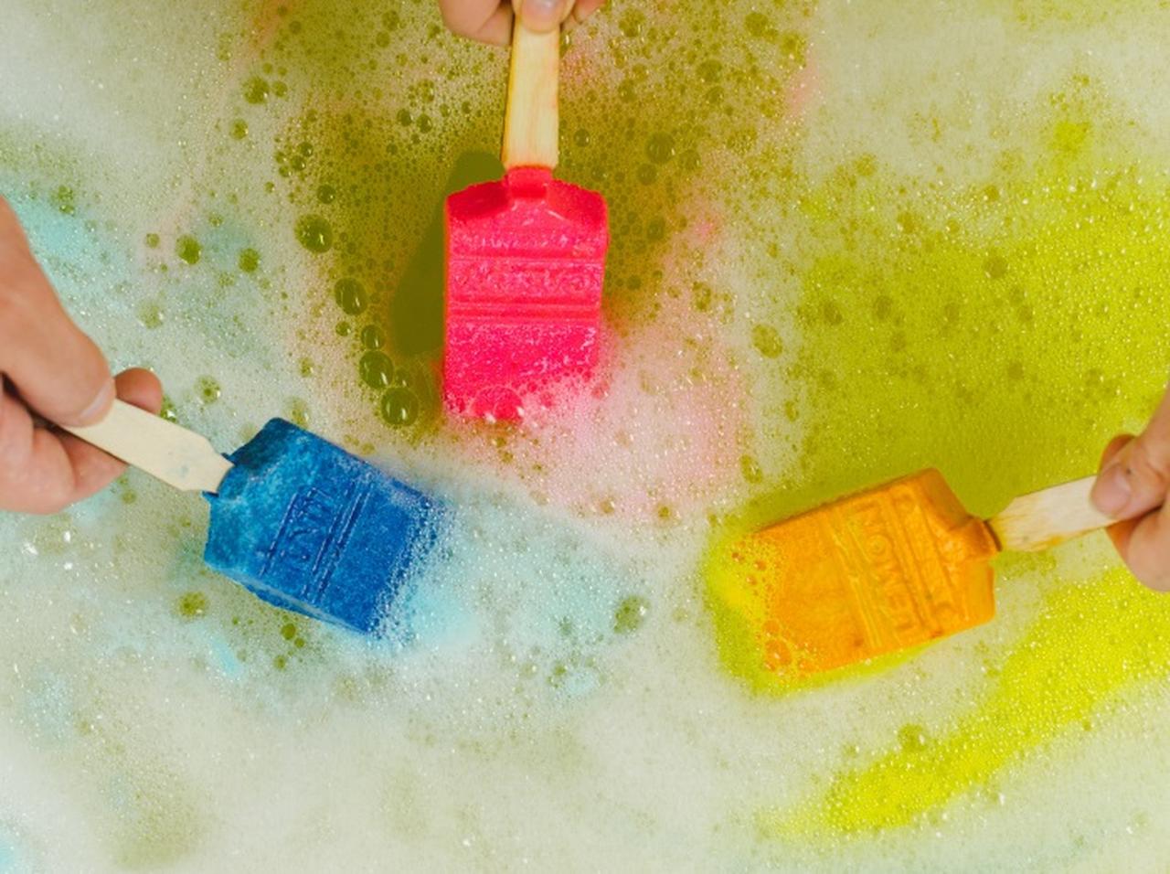 ラッシュから、お風呂にお絵描きする「バスアートコレクション」が発売!