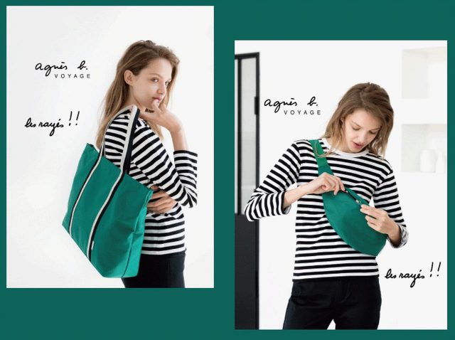 アニエスベー ボヤージュから、ナイロンバッグが新発売