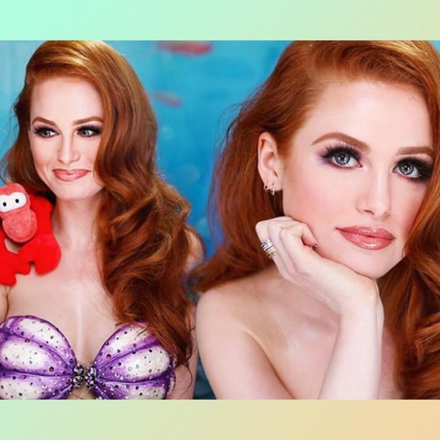 人気ドラマ女優がメイク男子の手で「アリエル」に変身した姿がまるで本物！