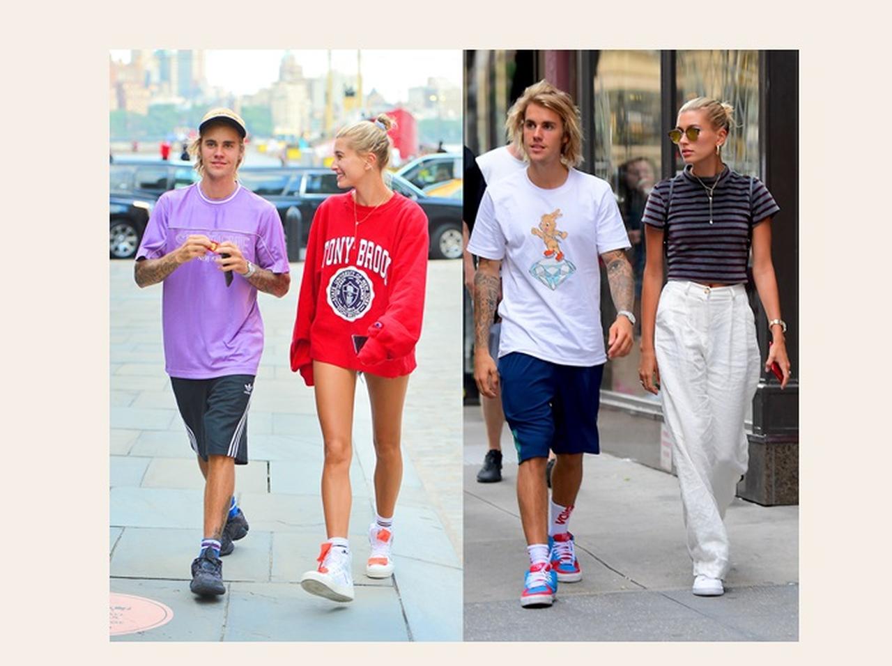 ヘイリー・ボールドウィン、ジャスティン・ビーバーとのおしゃれなデートコーデ集