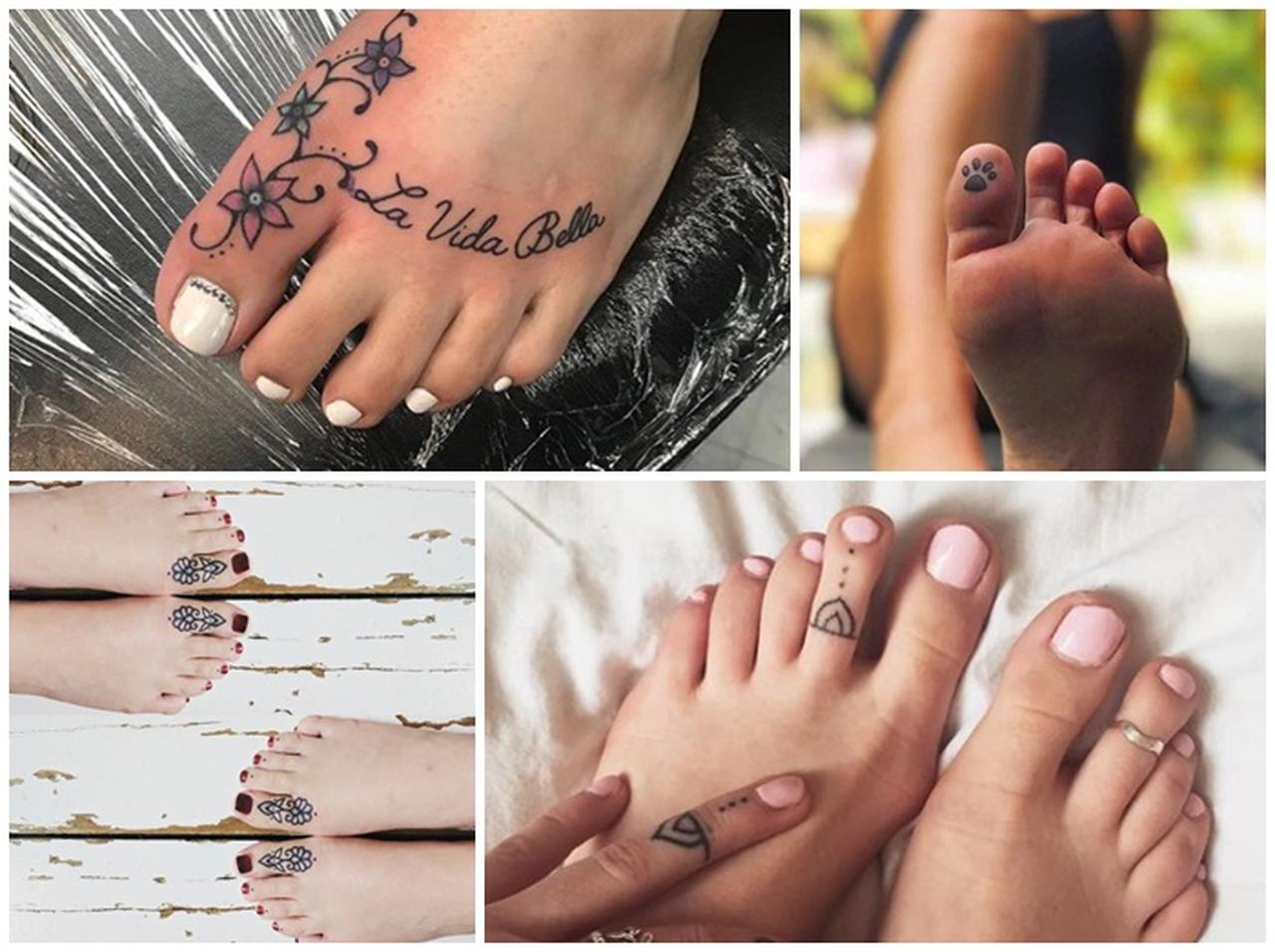 夏に自慢したい「つま先タトゥー」が可愛い!