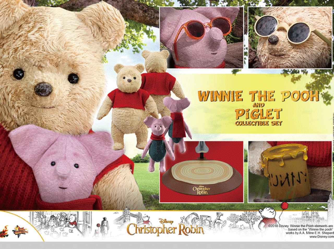 ディズニーの実写映画『プーと大人になった僕』ハイエンドフィギュア登場