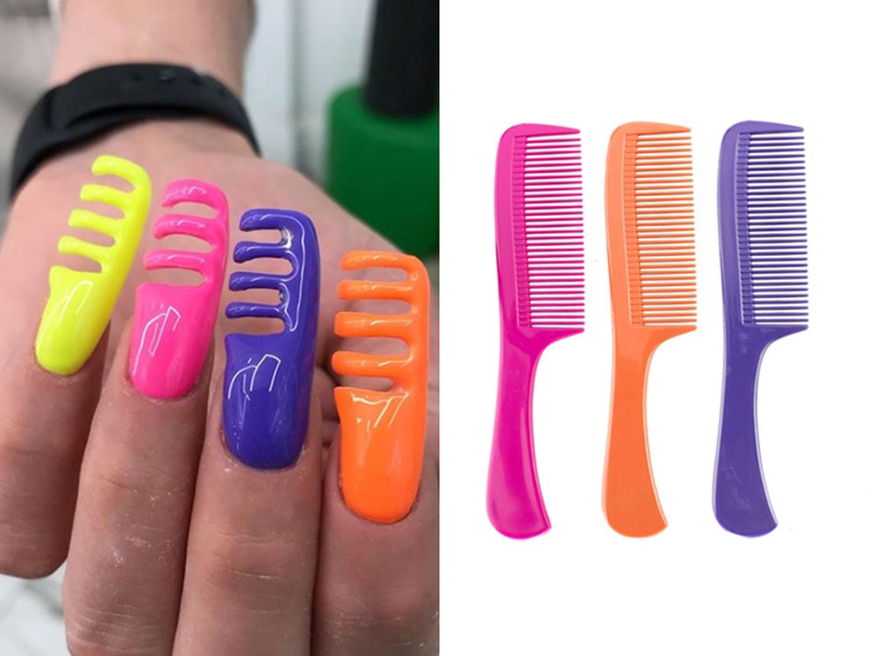 ちゃんと梳かせる！「くしネイル」が斬新かつ画期的