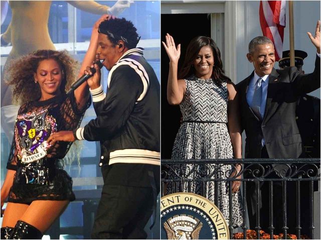 ビヨンセ＆ジェイ・Zの公演で、オバマ元大統領＆夫人がノリノリで踊りまくる