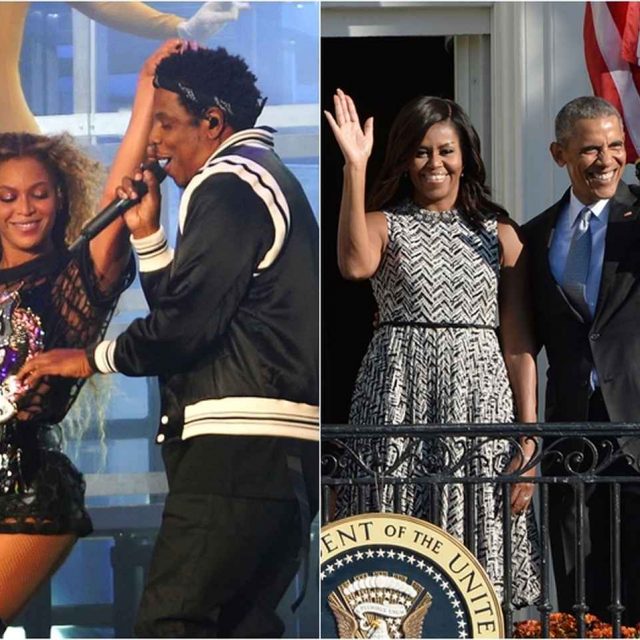 ビヨンセ＆ジェイ・Zの公演で、オバマ元大統領＆夫人がノリノリで踊りまくる