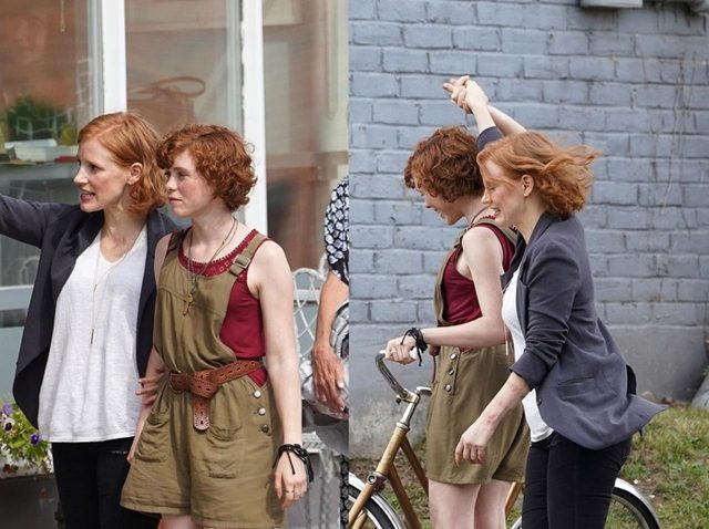 『IT』続編の撮影現場をキャッチ！ジェシカ・チャステインが子役と大はしゃぎ