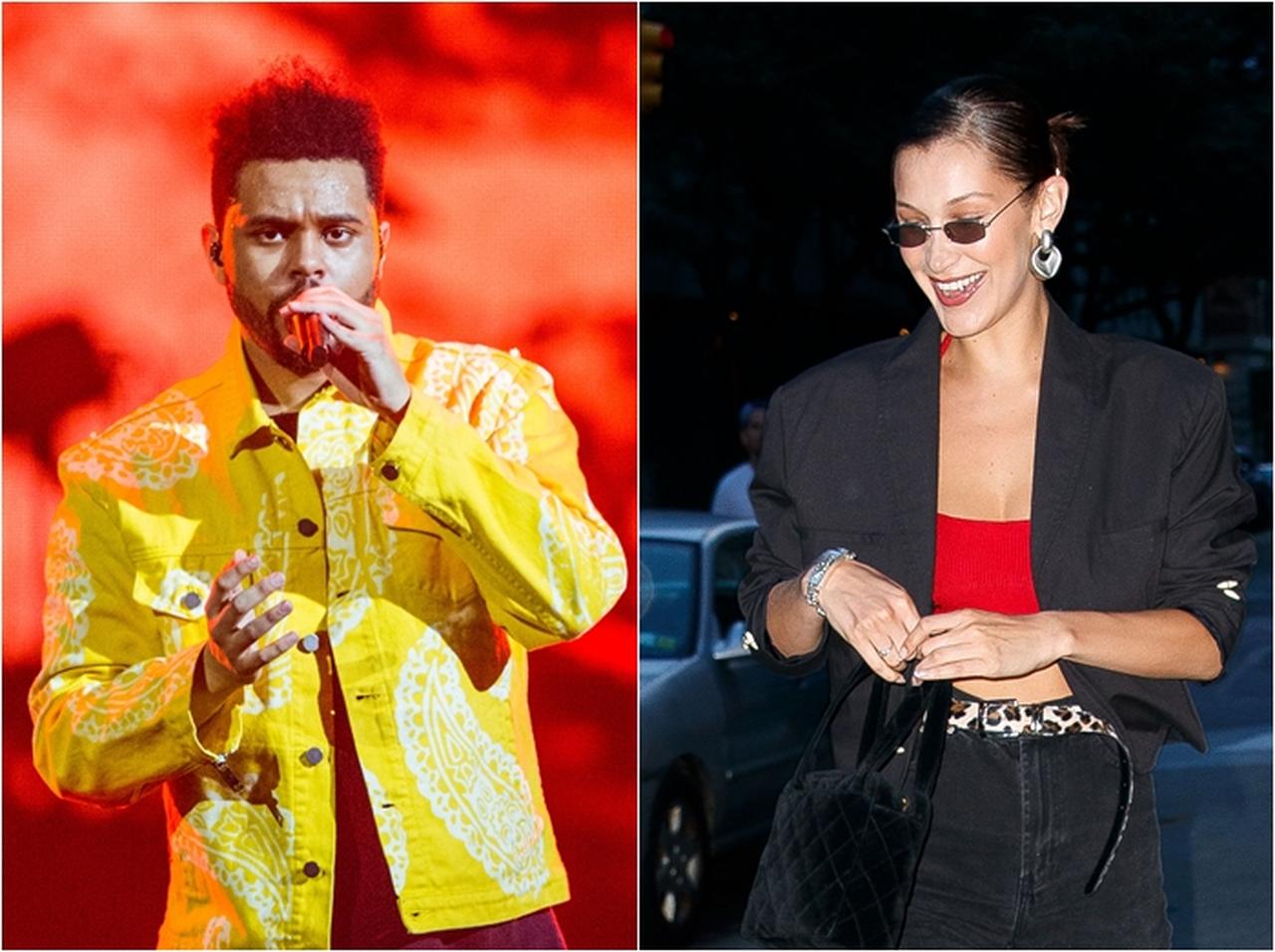 ベラ・ハディッド、ザ・ウィークエンドの公演を特別な場所から見守る