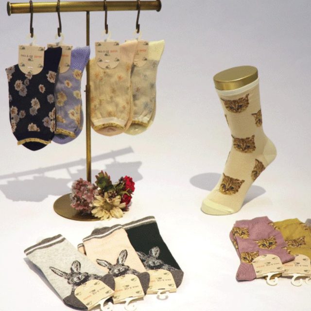 ポール＆ジョー シスター秋の新作ソックスはアニマルモチーフ
