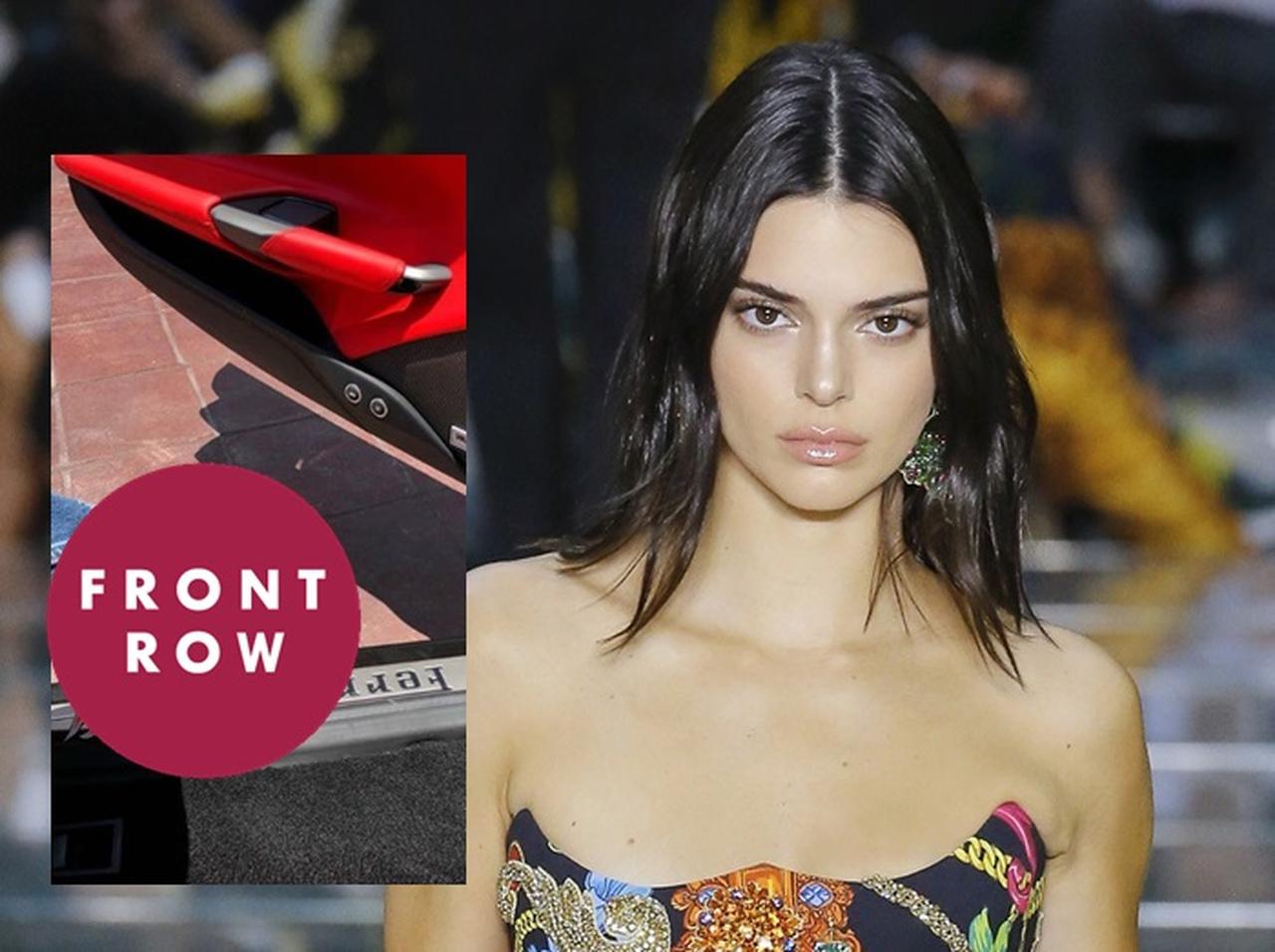 ケンダル・ジェンナーが履く「炎」のヒールがなかなか強め