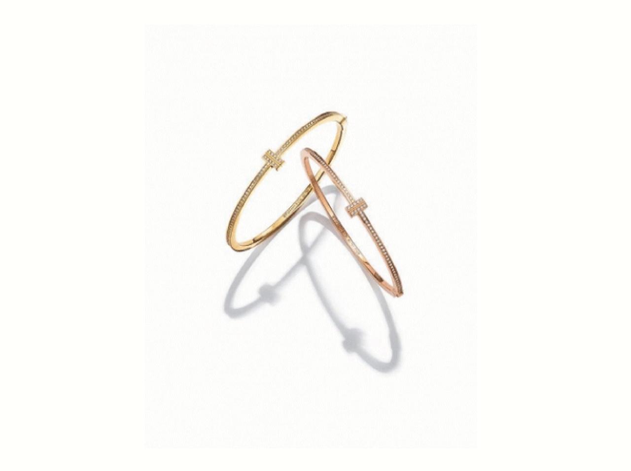 ティファニーの人気コレクション「ティファニー T」より、新作ブレスレット登場