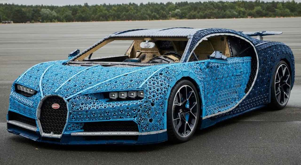 米LEGO社がレゴ100万個でブガッティを組み立てる、気になる最高速度は?