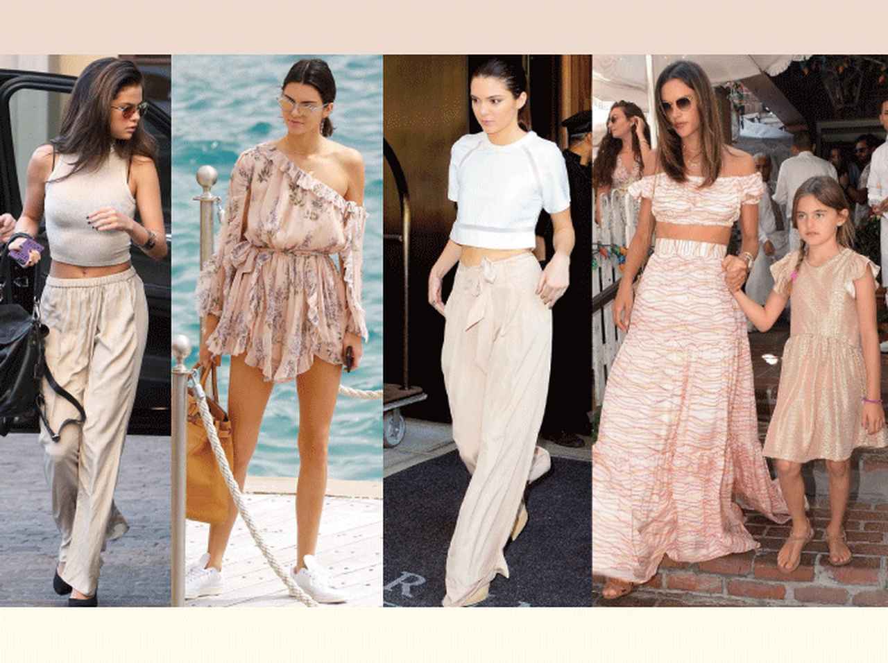 優しい印象で女度UPな“ヌードカラー”コーデにセレブが夢中