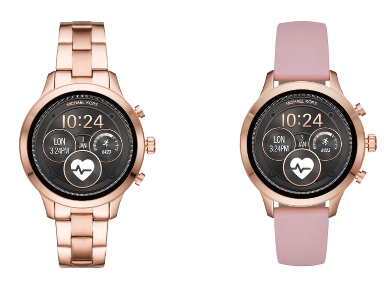 マイケル・コース、ブランドのアイコン的ウォッチ“ランウェイ”スマートウォッチ発売