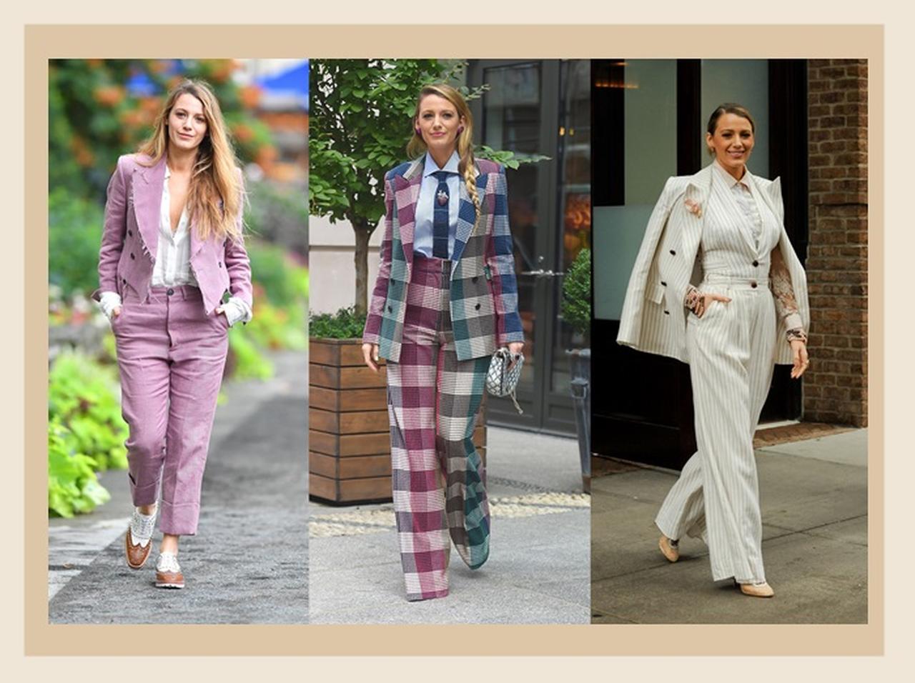 ブレイク・ライブリーはスーツコーデに夢中!ハンサムでオシャレな着こなし7連発