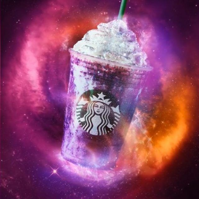 スタバからインスタ映え確実な「ギャラクシーフラペチーノ」が登場、気になる味は？