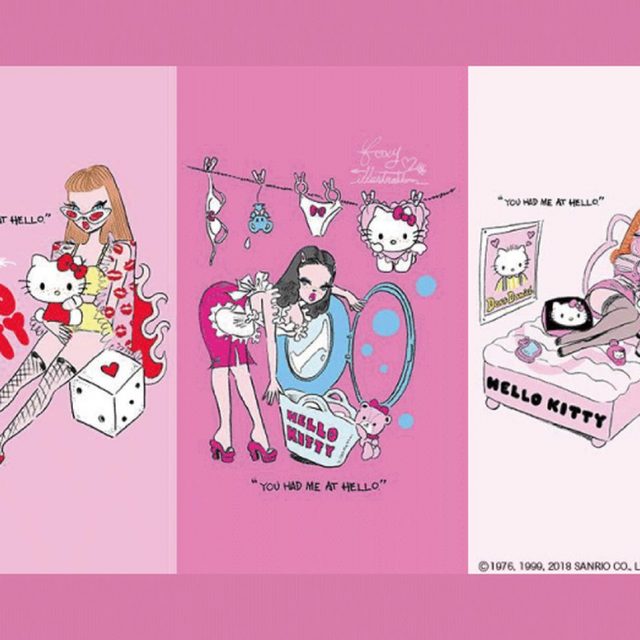 ハローキティ×人気イラストレーターfoxy illustrationsのおしゃれコラボ