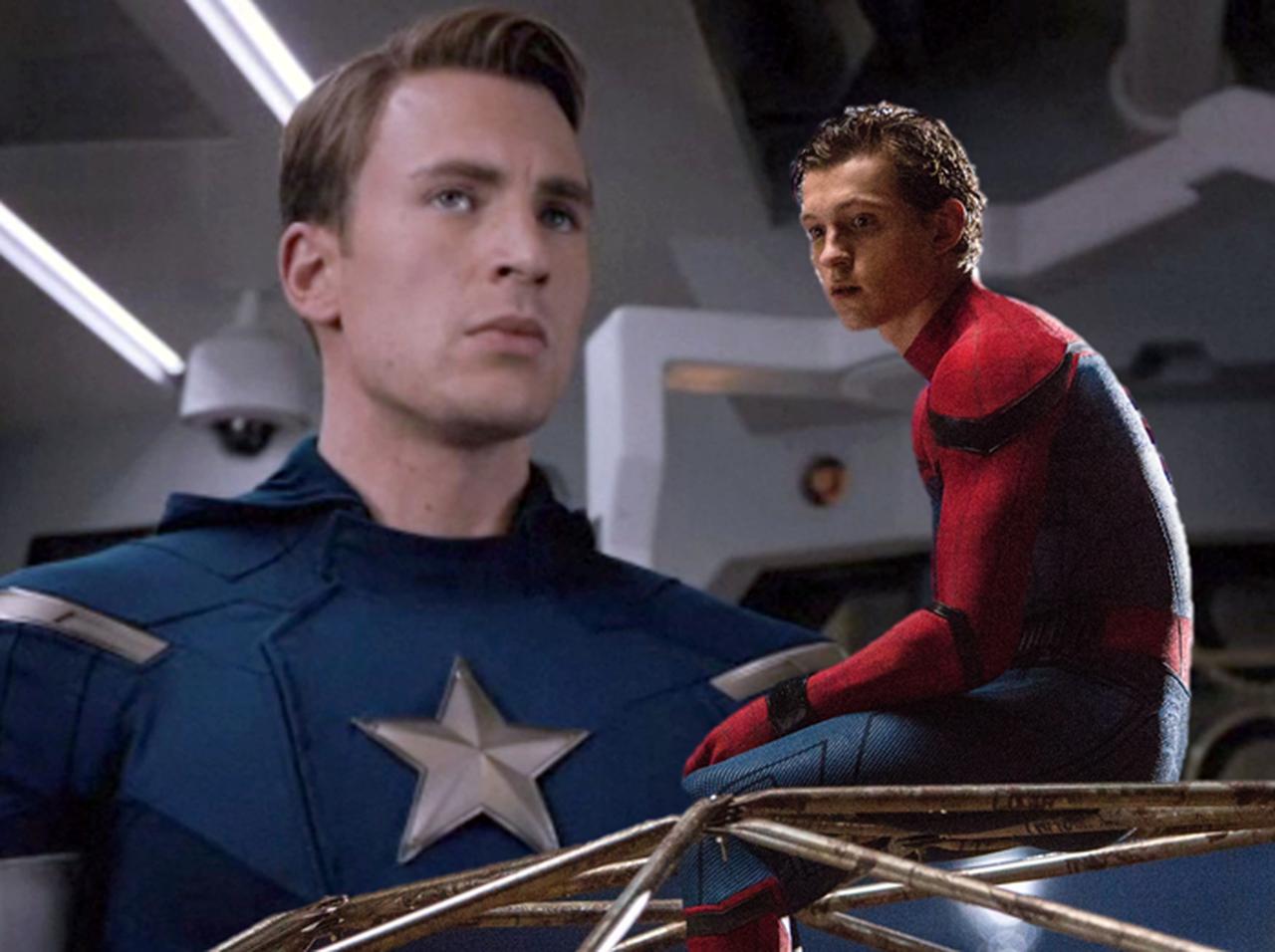 『スパイダーマン』の劇中にキャプテン・アメリカの「トラウマ」が映されていた