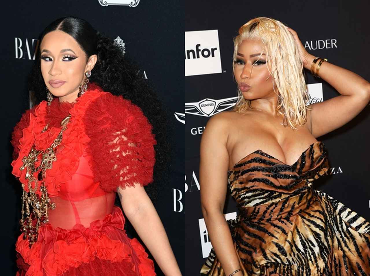 カーディ・B、ニッキー・ミナージュに靴を投げつけて「大乱闘」寸前に