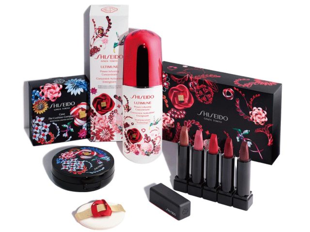 SHISEIDOホリデーコレクション、リボンアーティストRIBBONESIA限定デザイン