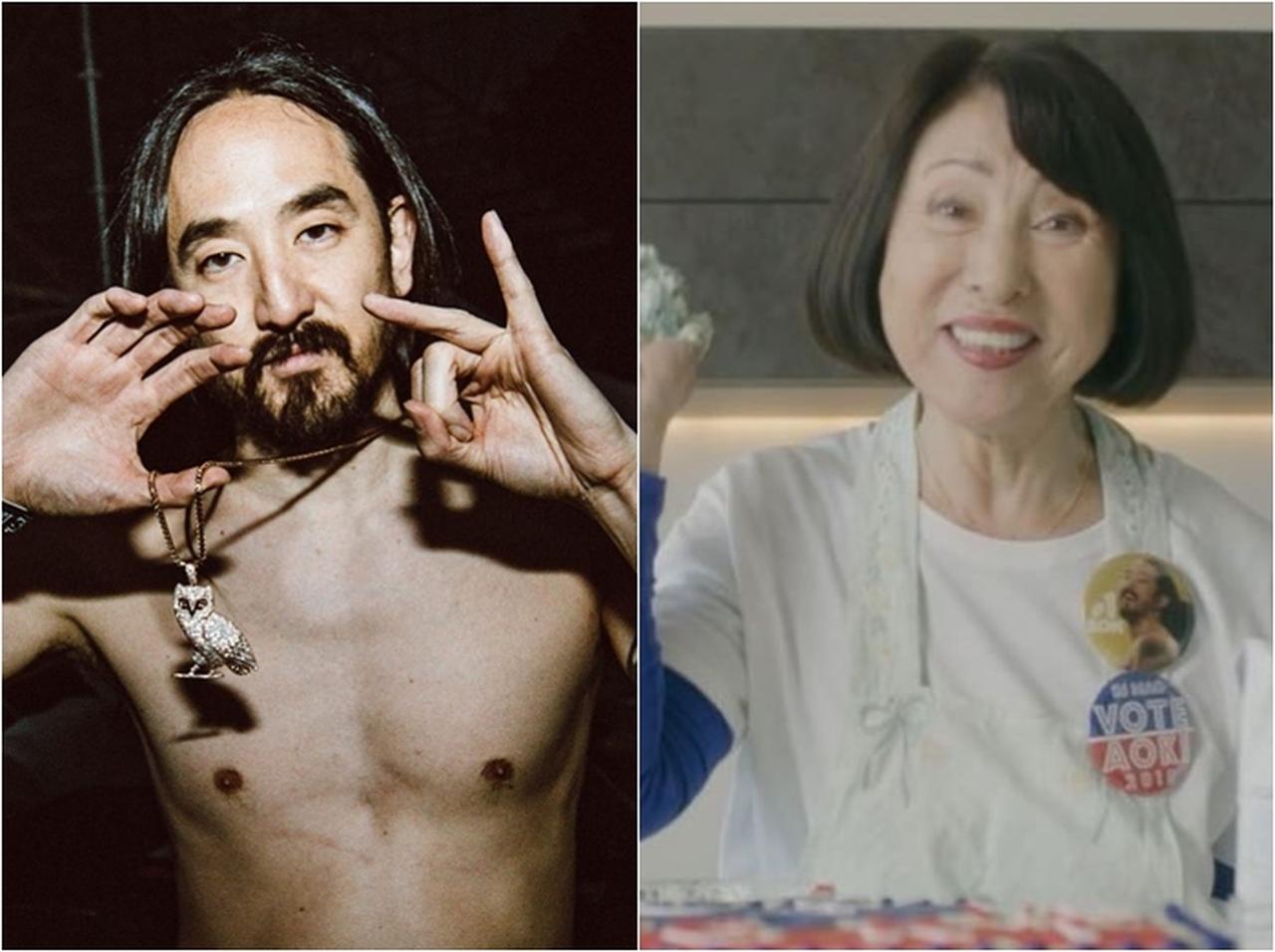 スティーヴ・アオキ、投票してほしいがために母チズルが援護