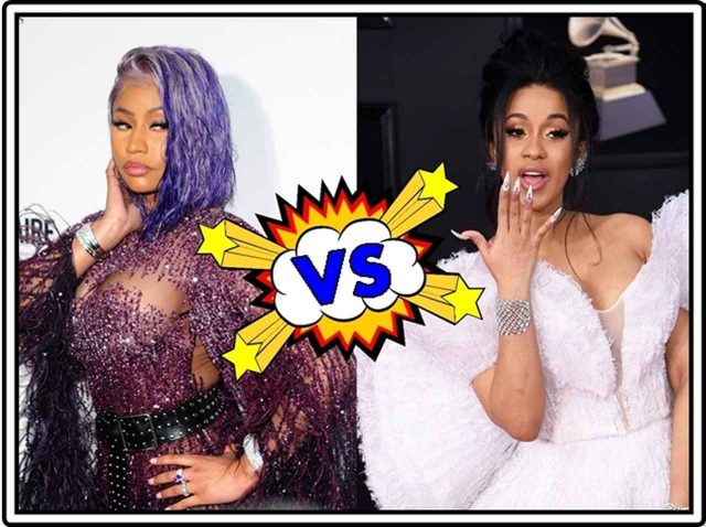 ニッキー・ミナージュ＆カーディ・Bがガチンコ対決、セレブはどっちの味方？