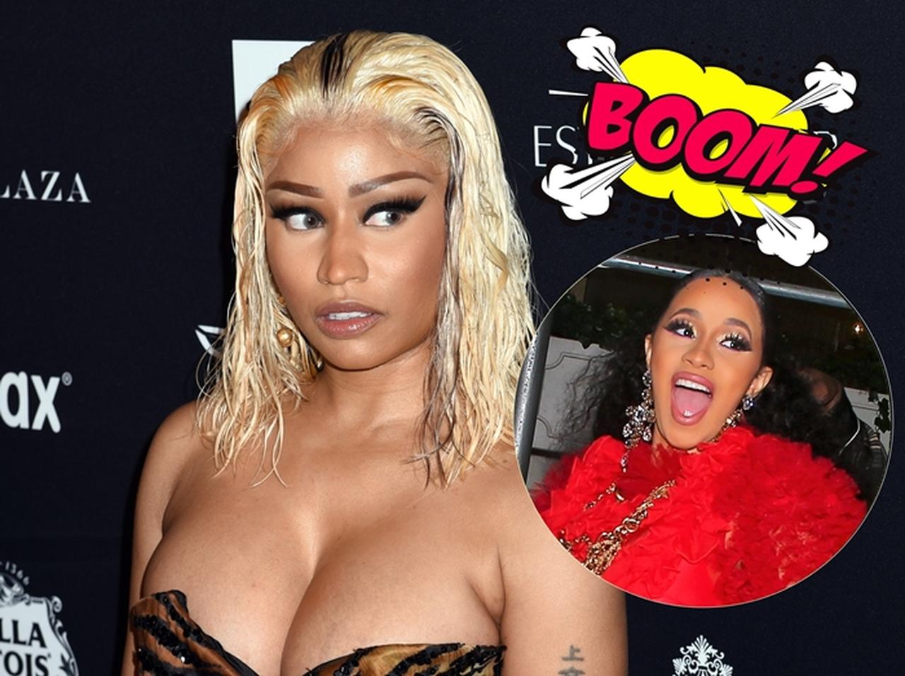 ニッキー・ミナージュ、カーディ・Bとの乱闘騒ぎに「いつも私が悪者」