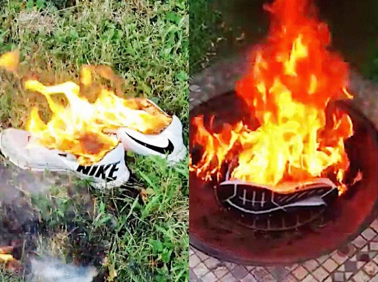 ナイキのスニーカーを燃やす人が続出、その理由に見る「深い闇」