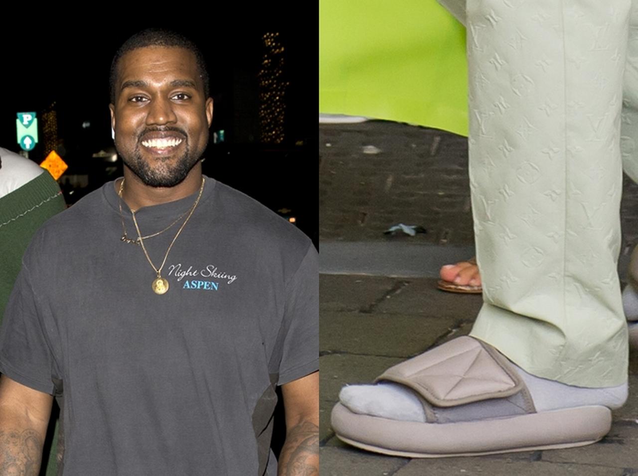 カニエ・ウェスト、笑われた小さいサンダルが逆に巨大化