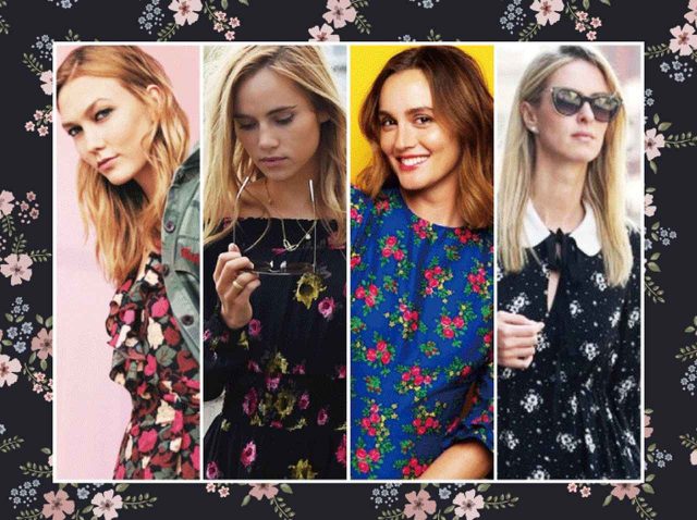 秋冬でも花柄ワンピを着たい♡セレブの垢抜けテクをプラスして