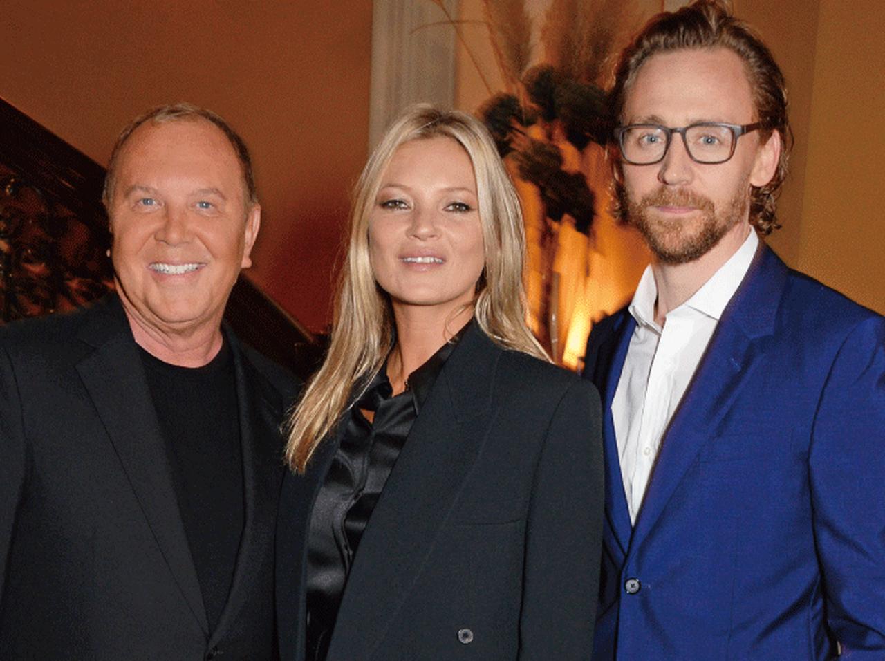 ケイト・モス、トム・ヒドルストンが、マイケル･コース×デイビット･ダウントンのコラボパーティに駆けつける