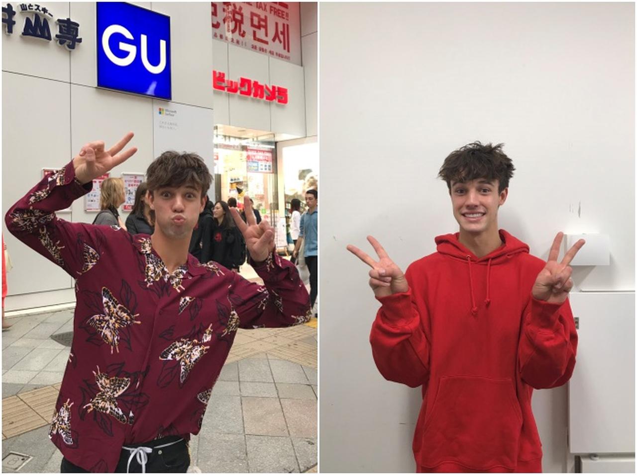 キャメロン・ダラスが「チームラボ ボーダレス」に出没!GUでもお買い物