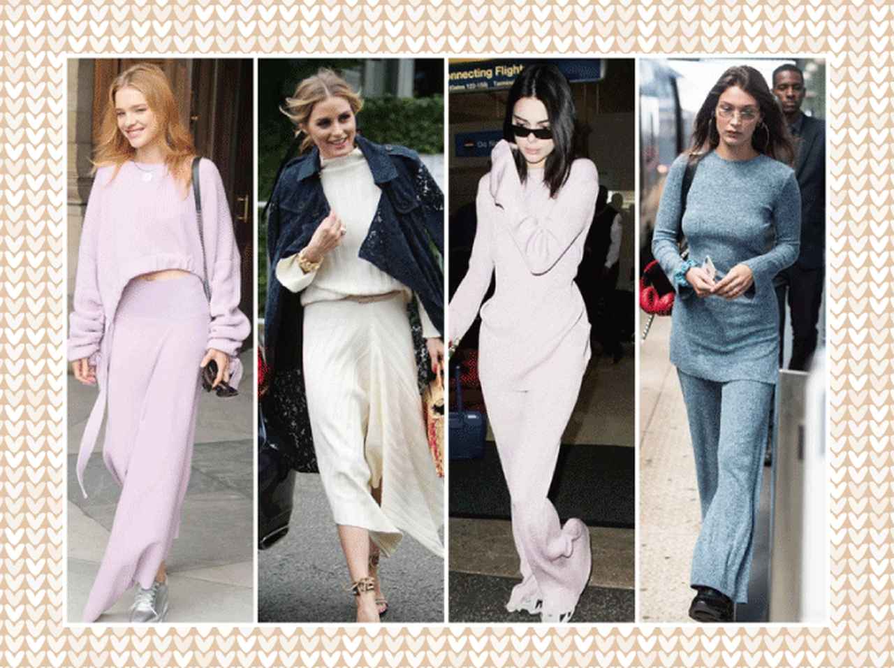 この秋注目のニットのセットアップで洗練スタイル！