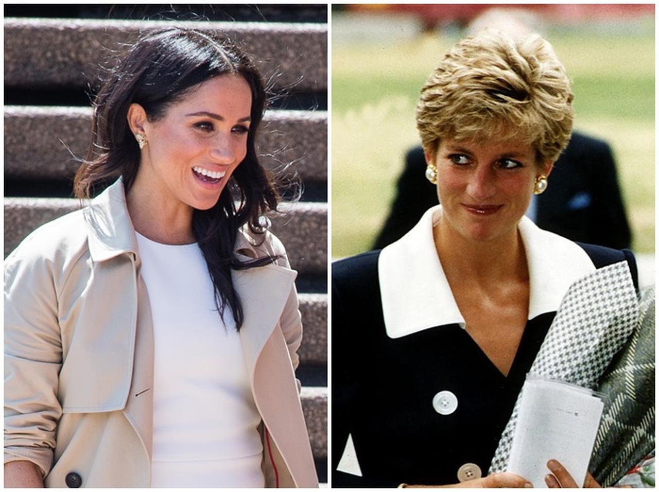 メーガン妃、ダイアナ元妃の「形見」をつけて特別な1日を過ごす