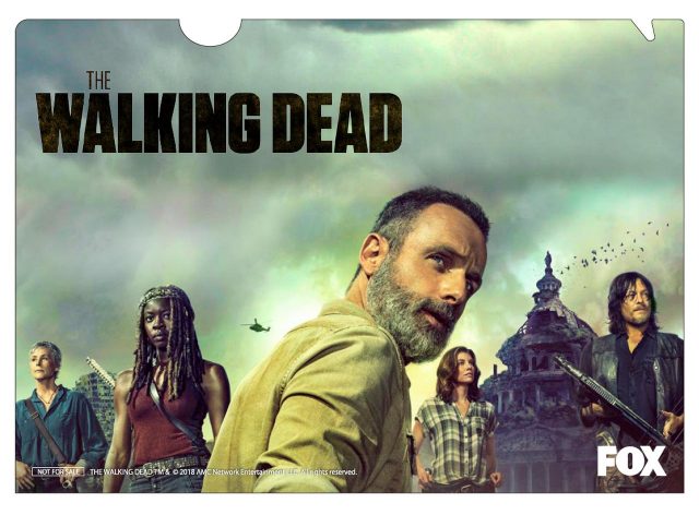 『ウォーキング・デッド』シーズン９、オリジナルクリアファイル プレゼント