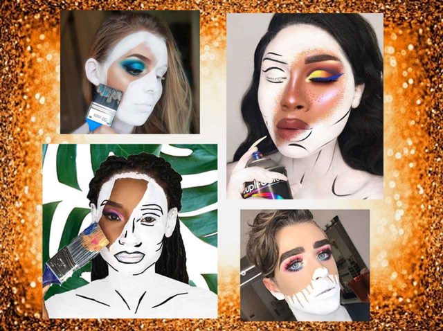 2018年ハロウィンメイクは「白紙のキャンバス」がトレンド！