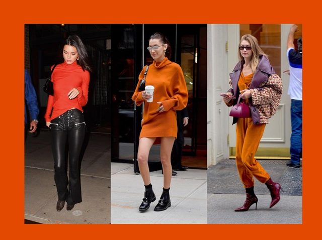 秋の旬カラー「テラコッタオレンジ」、海外セレブのオシャレなコーデを拝見