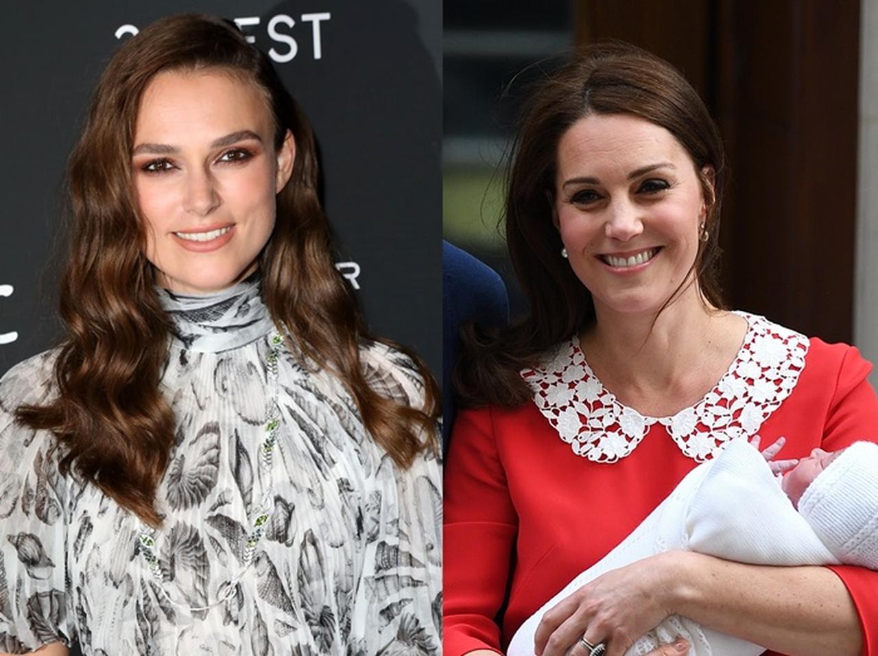 キーラ・ナイトレイ、キャサリン妃の「完璧」な産後の姿を批判