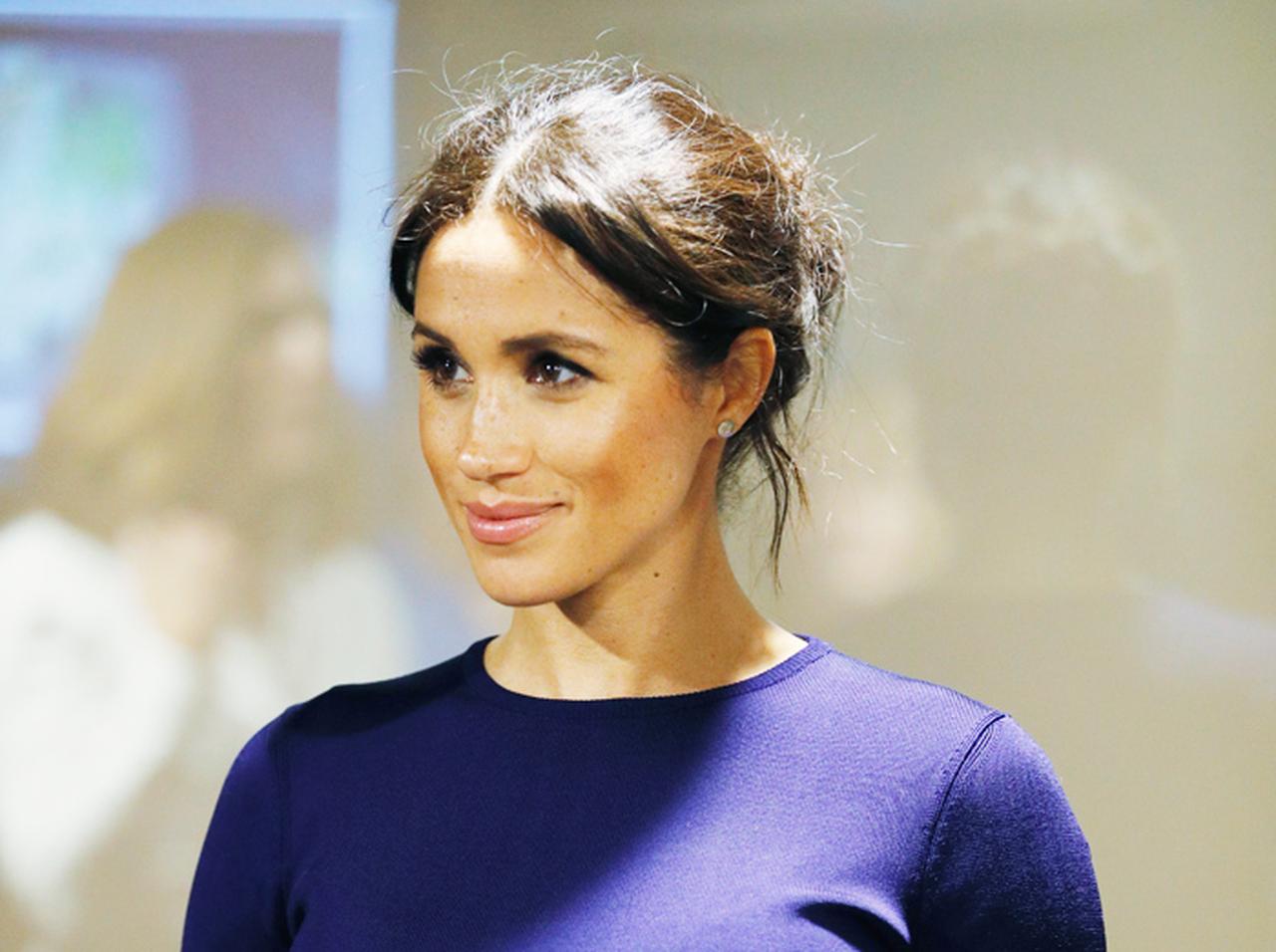 メーガン妃、「シースルースカート」が思ったよりも透けていた