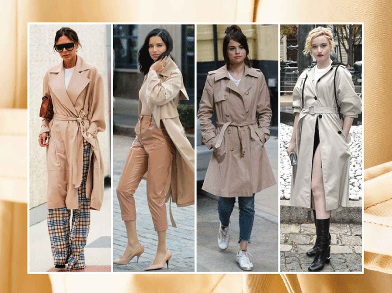 トレンチコートの季節到来!こなれて見えるセレブのトレンチテクニック!